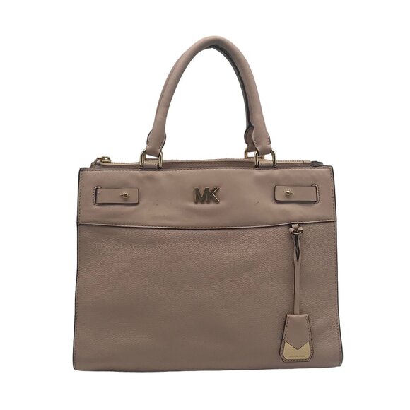 Michael Kors Reagan Soft Pink Leather Satchel - Picture 1 of 11